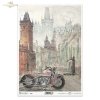 Praga, Praha, Prague, pompa uliczna, zdrój uliczny, motocykl, motor, zabytki, miasto, architektura, uliczka, Magda Stanczew, R877, Praha, Prague, street pump, street springs, motorbike, monuments, city, architecture, street, Praha, Prag, Straßenpumpe, Str